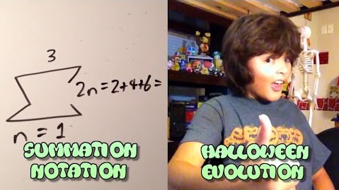 Summation Notation and Halloween Evolution Thumbnail